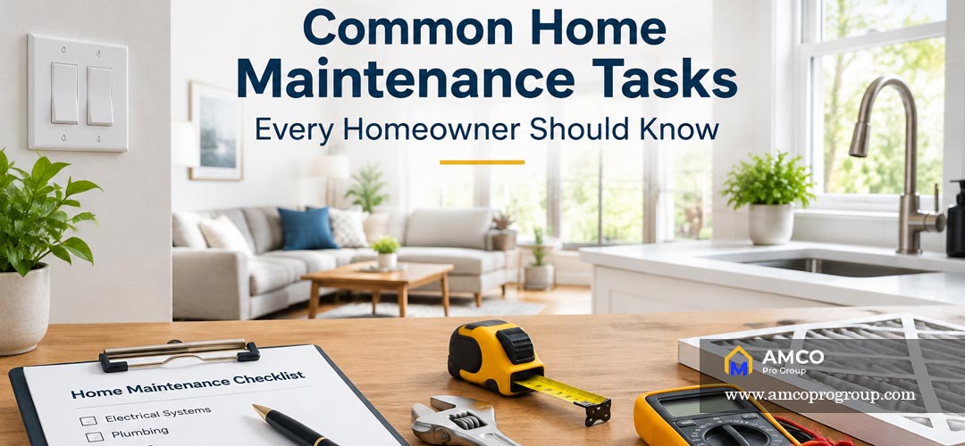 Common Home Maintenance Tasks Every Homeowner Should Know